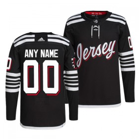 New Jersey Devils Hockeydrakt Custom Svart Tredje Adidas Authentic - Herre